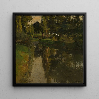 Paysage avec un ruisseau - Friedrich Kallmorgen