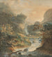 Landscape with a turbulent stream in the Jura - Peter Birmann — artwork view