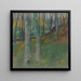 Boslandschap - Lucien Ott — ingelijst kunstwerk aan de muur