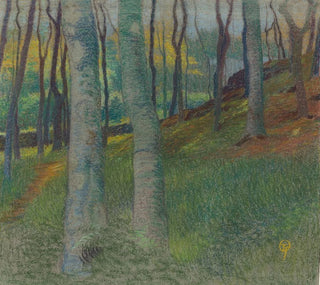 Paysage boisé - Lucien Ott