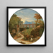Klassiek landschap - Francisque Millet — ingelijst kunstwerk aan de muur