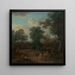 Klassiek landschap ochtend - John Wootton — ingelijst kunstwerk aan de muur