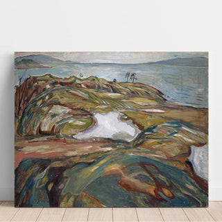 Paysage côtier - Edvard Munch | Reproduction Tableau Décoration murale affiche copie