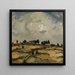 Autumn Landscape with Clouds - Ilmari Aalto — framed artwork on a wall