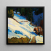 Winterlandschap - Alfred Poell — ingelijst kunstwerk aan de muur