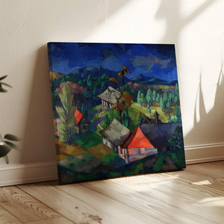 Paysage de Saadjärv - Konrad Mägi | Reproduction Tableau Décoration murale affiche copie