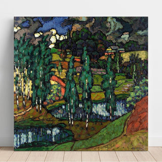 Paysage de Võrumaa - Konrad Mägi | Reproduction Tableau Décoration murale affiche copie