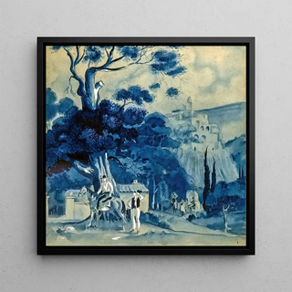 Paysage espagnol - Georges Gaudion
