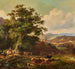 Uitgebreid landschap met vee - Francis Daniel Devlan — weergave van het kunstwerk