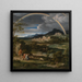 Heroïsch landschap met regenboog - Joseph Anton Koch — ingelijst kunstwerk aan de muur