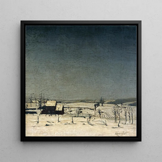Paysage neigeux en Flandre - Valerius De Saedeleer