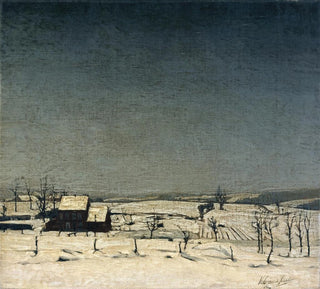 Paysage neigeux en Flandre - Valerius De Saedeleer