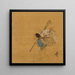 Landbouwer met een mand - Shibata Zeshin — ingelijst kunstwerk aan de muur