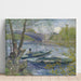 Reproductie van het schilderij van de Vissers in de Lente, Pont de Clichy (Asnières) - Vincent van Gogh