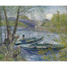 Reproductie van het schilderij van de Vissers in de Lente, Pont de Clichy (Asnières) - Vincent van Gogh