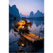 Vissers bij schemering | Natuurfotografie decoratie