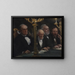 Groep portretten - Peder Severin Krøyer — ingelijst kunstwerk aan de muur