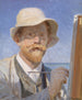 Zelfportret - Peder Severin Krøyer — weergave van het kunstwerk