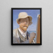 Zelfportret - Peder Severin Krøyer — ingelijst kunstwerk aan de muur