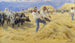 Battage dans les Abruzzes, Civita d'Antino - Peder Severin Krøyer — weergave van het kunstwerk