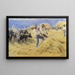 Battage dans les Abruzzes, Civita d'Antino - Peder Severin Krøyer — ingelijst kunstwerk aan de muur