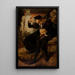 La vision de Hamlet - Pedro Américo — framed artwork on a wall