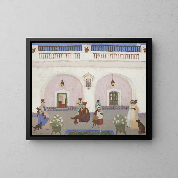 Pâte de coing - Pedro Figari — ingelijst kunstwerk aan de muur