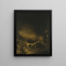 Les marches du faucon à la mine de cuivre de Falun - Pehr Hilleström — framed artwork on a wall
