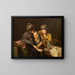 Bij de vroedvrouw - Pehr Hilleström — ingelijst kunstwerk aan de muur
