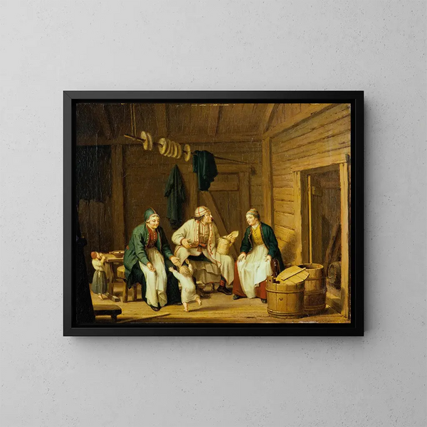 Het kostuum van Karelië - Pehr Hilleström — ingelijst kunstwerk aan de muur