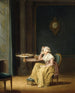 De wolwever - Pehr Hilleström — weergave van het kunstwerk