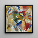 with green center - Wassily Kandinsky — framed artwork on a wall