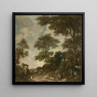 Peinture murale d'un paysage hollandais avec un chemin de sable - Jurriaan Andriessen