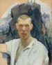 Zelfportret - Pekka Halonen — weergave van het kunstwerk