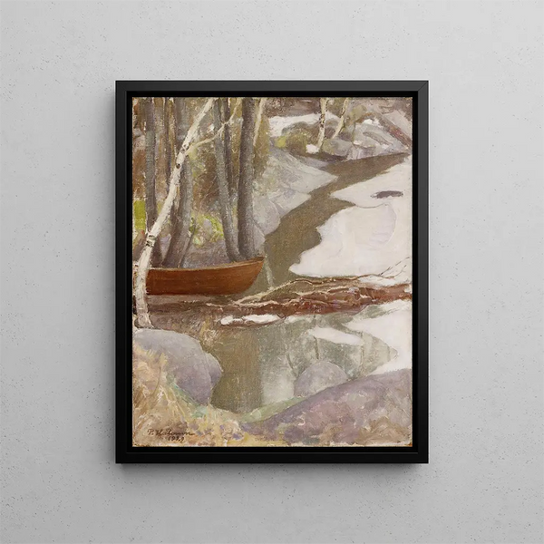 Pekka Halonen - Spring Landscape.webp