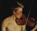 De violist - Pekka Halonen — weergave van het kunstwerk