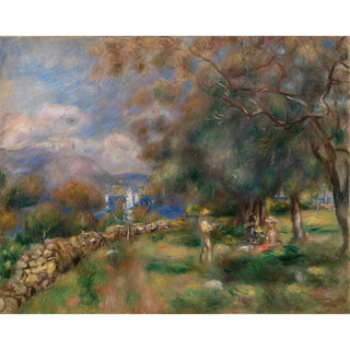 Peninsule de Saint-Jean - Pierre-Auguste Renoir | Reproduction Tableau Décoration murale affiche copie