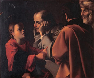 Pensionante del Saraceni - Christ among the doctors.webp
