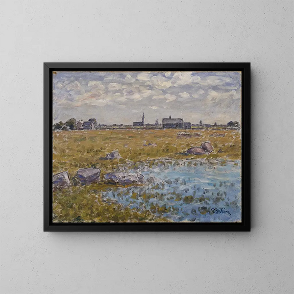 Kerk Grsgrd - Per Ekström — ingelijst kunstwerk aan de muur