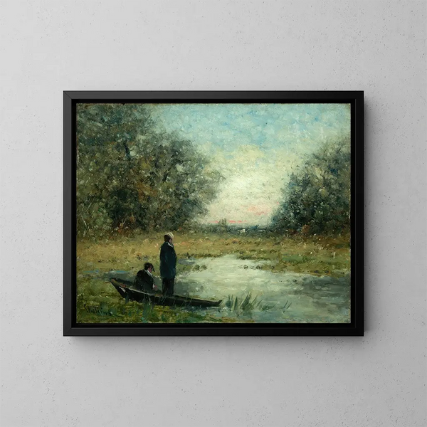 Bassin forestier - Per Ekström — ingelijst kunstwerk aan de muur
