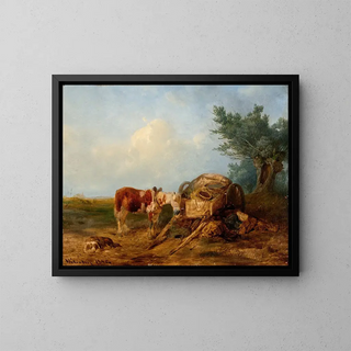 Repos - Per Wickenberg — ingelijst kunstwerk aan de muur