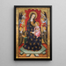 Virgin of the Angels - Pere Serra — framed artwork on a wall