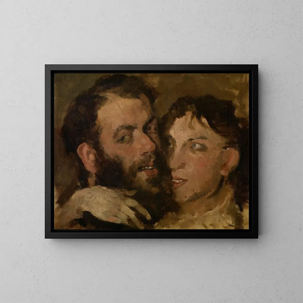 Vredesverzoening - Pericles Pantazis — ingelijst kunstwerk aan de muur