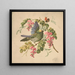 Parrot green and acacia - Louis Prang Co — framed artwork on a wall