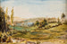Landschap - Peter Adolf Hall — weergave van het kunstwerk