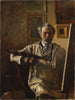 L'zelfportret van de kunstenaar - Peter Alfred Schou — weergave van het kunstwerk