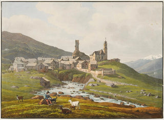 Peter Birmann - Hospental von Nordosten.webp