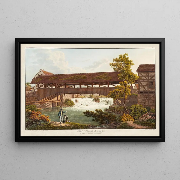 Peter Birmann - Pont et Cascade de Lauffen.webp