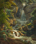 Cascade de Schelmenloch - Peter Birmann — weergave van het kunstwerk