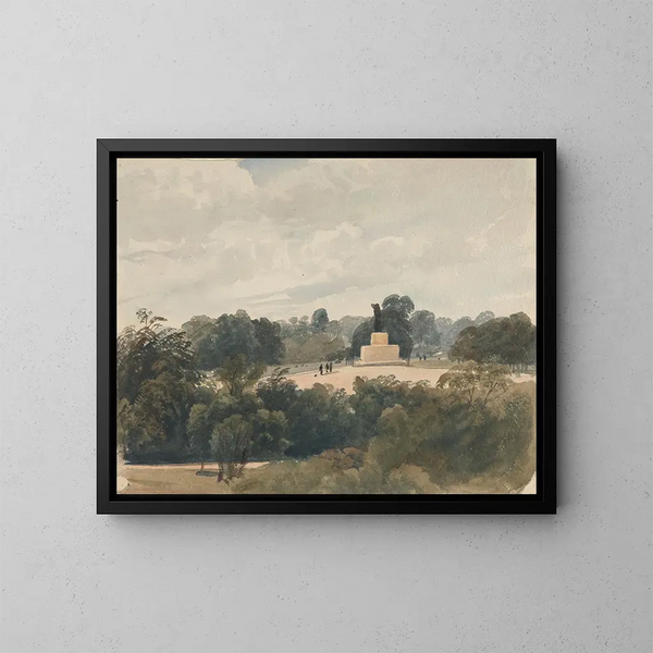Standbeeld van Achilles, Hyde Park, Londen - Peter DeWint — ingelijst kunstwerk aan de muur